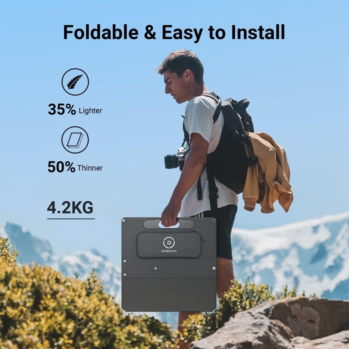 Dabbsson 120W Solar Panel