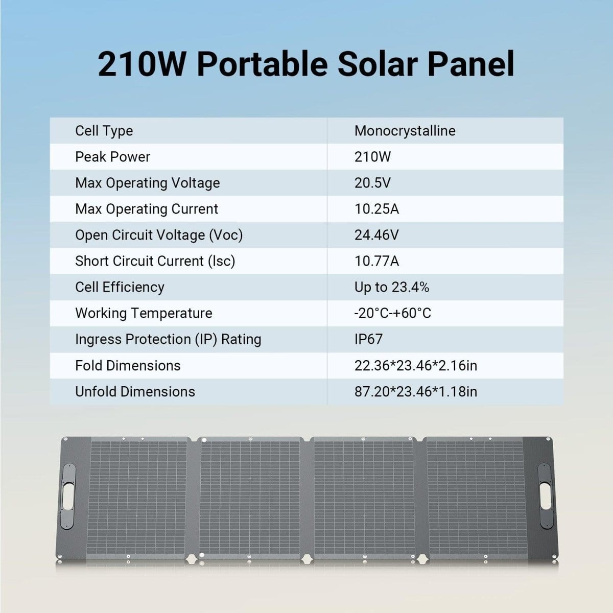 Dabbsson 210W Solar Panel